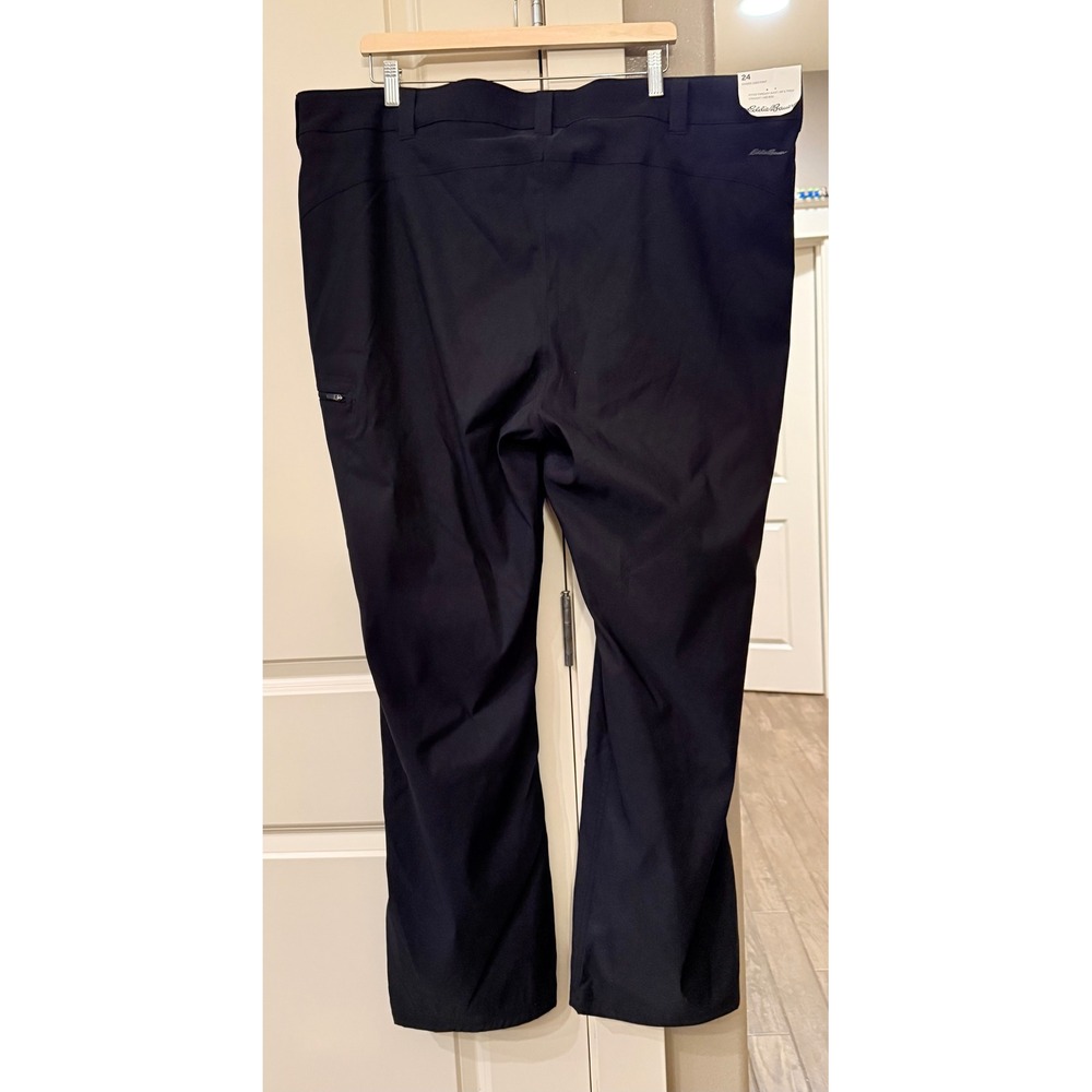 Eddie Bauer Wmns NWT Black Rainier Fleece Lined Nylon Pants Plus Size 24 Outdoor - Picture 4 of 9